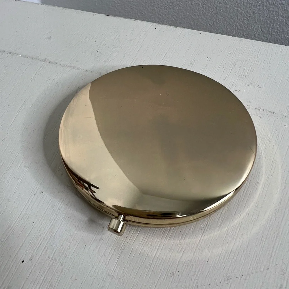 Brand New-Monogram Compact Mirror w/ Pouch